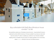 Tablet Screenshot of klmdutchhouses.com